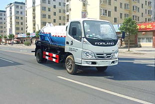 楚飞2立方福田吸污车与电源车 高效环保的市政环卫新力量